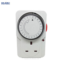 230V 13A Timer Socket UK Mechanical timing Energy Saver Electric Plug Outlet Kitchen Smart Mechanical Plug 24 Hours Timer Switch